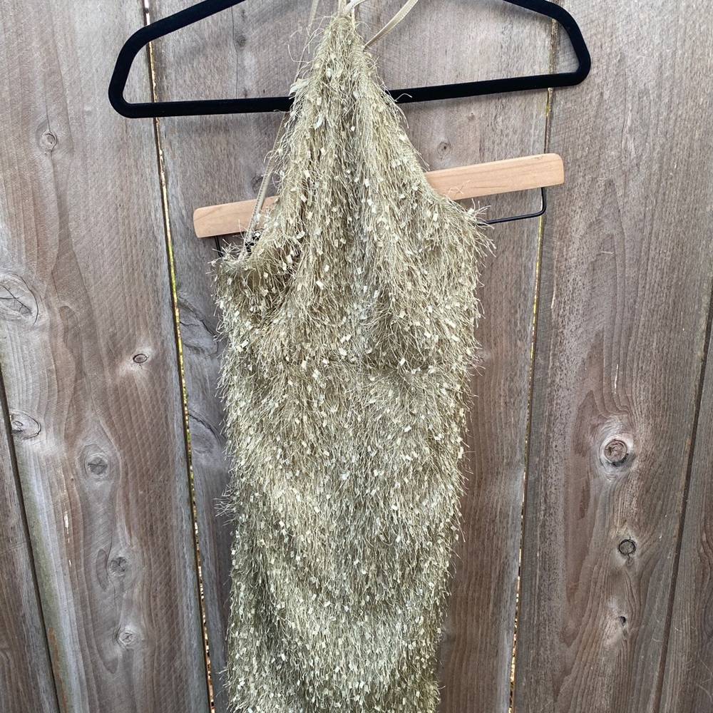 Klesis Fringe Mini Halter Dress Holidays Cocktail The Eras